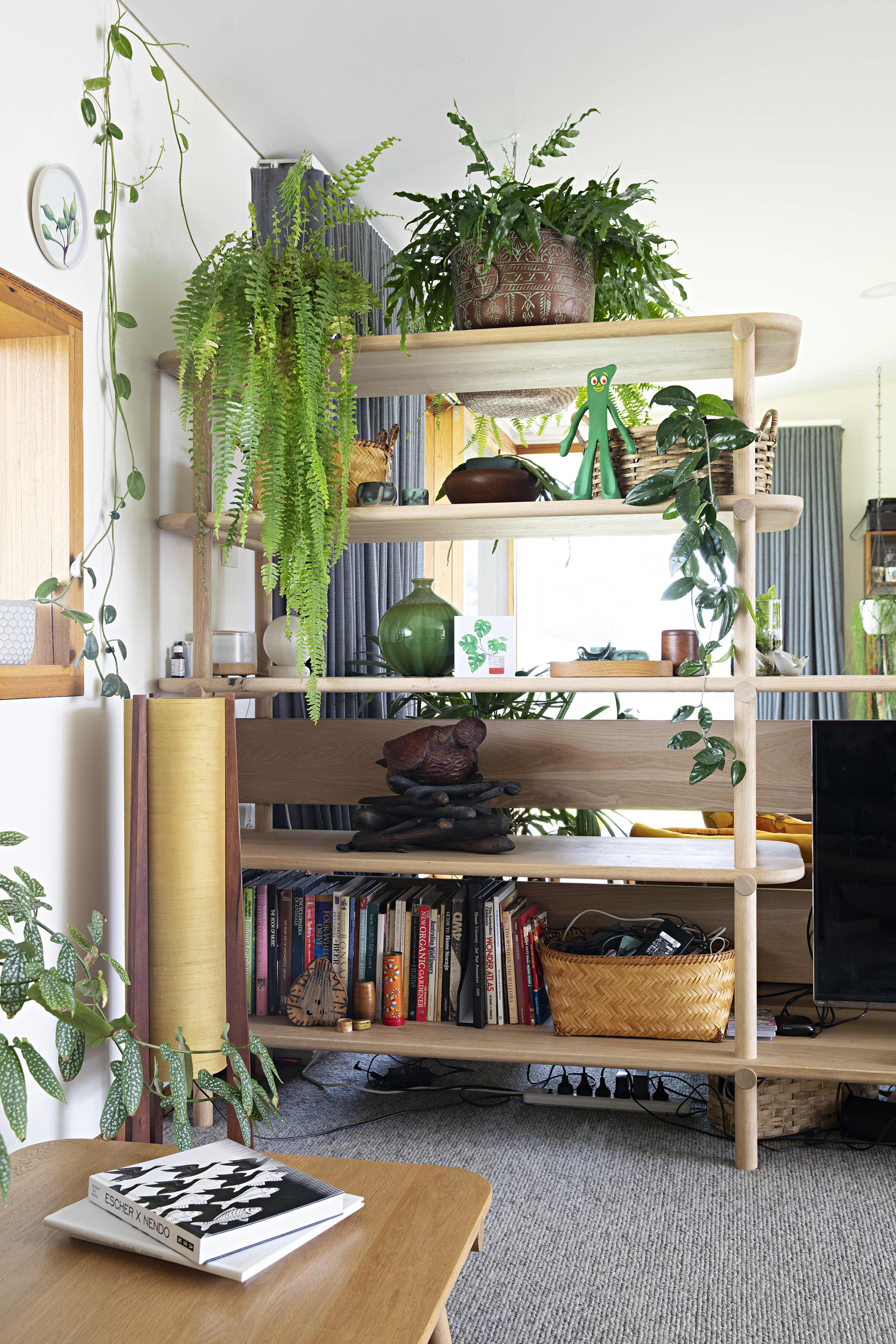 Modern Plant Filled Handmade Furniture Australia Home Tour | Apartment